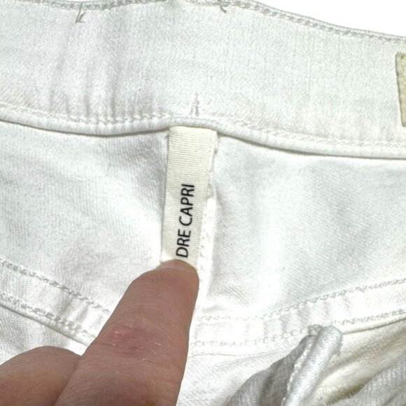 Rag & Bone Dre Cropped Jeans White Waist 25 - Picture 4 of 11